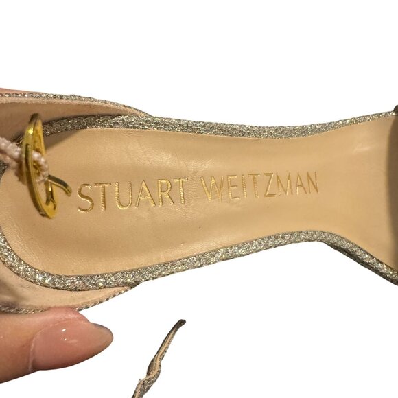 Stuart Weitzman Nudistcurve Hollywood Platform Heel Sandal, Size 7.5 NWOB - Picture 8 of 10